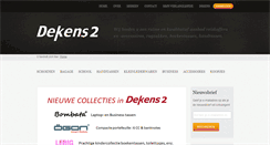 Desktop Screenshot of dekens2.be