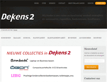 Tablet Screenshot of dekens2.be